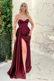 Off The Shoulder Bodycon Split Evening Prom HZ0307