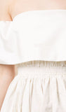 Off The Shoulder Ivory Homecoming Dresses Satin Short Hoco Dress, HZ0307