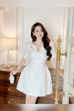 Off The White Homecoming Dresses Bodycon Mini Party Gown, HZ0307