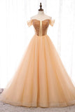 Off the Shoulder Blue Cinderella HZ0307