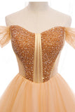 Off the Shoulder Blue Cinderella HZ0307