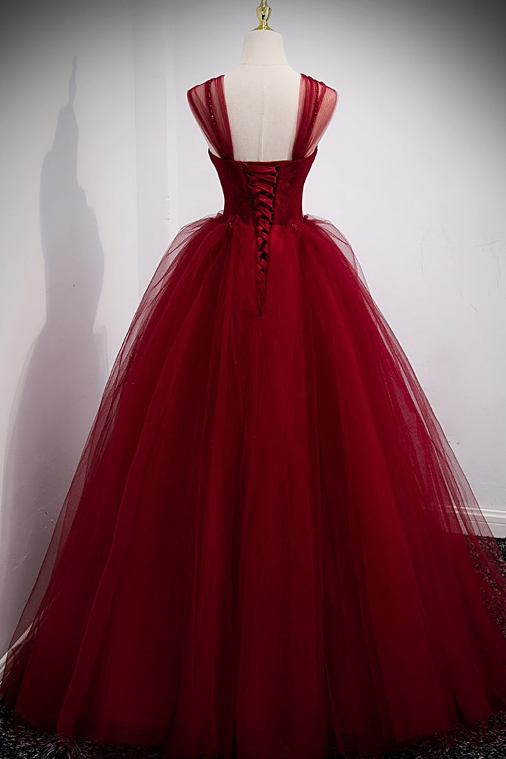 Peach Ball Gown with Off the Shoulder HZ0307