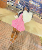 Pink Sequin A-Line Homecoming Dresses V-Neck Mini Semi Formal Gown, Black Girls School Dance Dresses, HZ0307