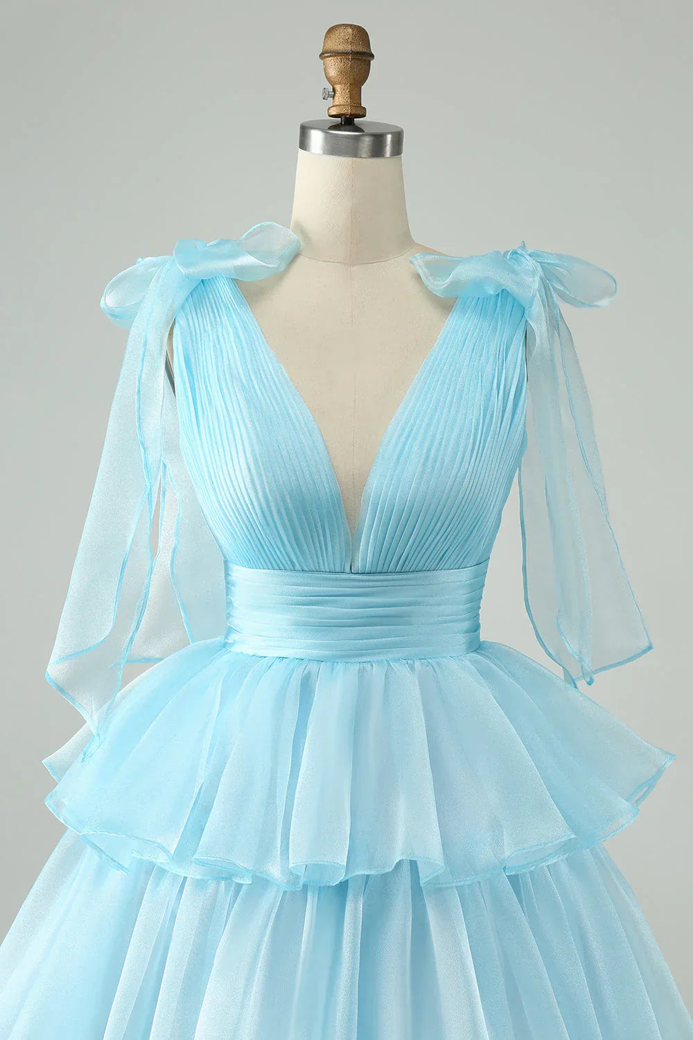 Pink V-Neck Homecoming Dress Chiffon V-Neck School Party Dress, HZ0307