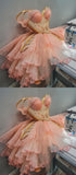Princess Pink Ball Gown Sweetheart Mini Party Homecoming HZ0307