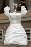 Princess White Bodycon Homecoming Dresses, HZ0307