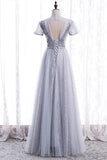 Princess High Neck Pink Long Party HZ0307