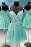LTP1508,Pink homecoming dresses,off the shoulder homecoming dress,beaded short HZ0307