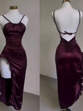 Retro Backless Dance Dresses Ruffle Asymmetrical Midi Length Party HZ0307