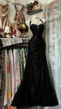 Royal Blue Mermaid Prom Dresses Vintage Beaded Evening Party HZ0307