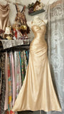 Royal Blue Mermaid Prom Dresses Vintage Beaded Evening Party HZ0307