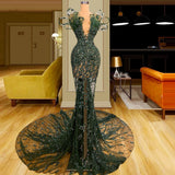LTP1703,Luxury See Through Beaded Prom Dresses, Bodycon Sexy Prom Evening HZ0307