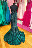 Sequin Strapless Mermaid Long Prom HZ0307