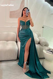 Sexy Mermaid V-neck Long Prom Dress With HZ0307