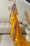 Sexy Mermaid V-neck Long Prom Dress With HZ0307