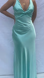 Sexy Mermaid V Neckline Long Prom HZ0307