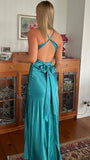 Sexy Mermaid V Neckline Long Prom HZ0307