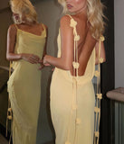 Sexy Backless Prom Dress, Flowy Sheath Party Dress, HZ0307