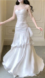 Shiny Green Spaghetti Straps Ruffle Party Dress Sweetheart Formal Prom HZ0307