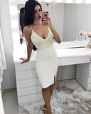 Sexy Ivory Pearl Beaded Mini Homecoming Dress Short Party HZ0307