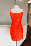 Simple Blue Homecoming Dress Custom Made Short Party Gown, HZ0307