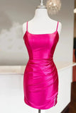 Simple Blue Homecoming Dress Custom Made Short Party Gown, HZ0307