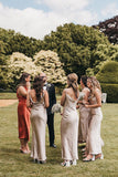 Simple Bridesmaid Dresses,Cheap Bridesmaid Dresses,Cowl Neck Party HZ0307