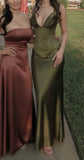 Simple Prom Dresses, Satin Party Dress, Bodycon Senior School Event HZ0307