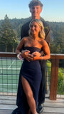 Simple Prom Dresses, Strapless Bodycon Party HZ0307