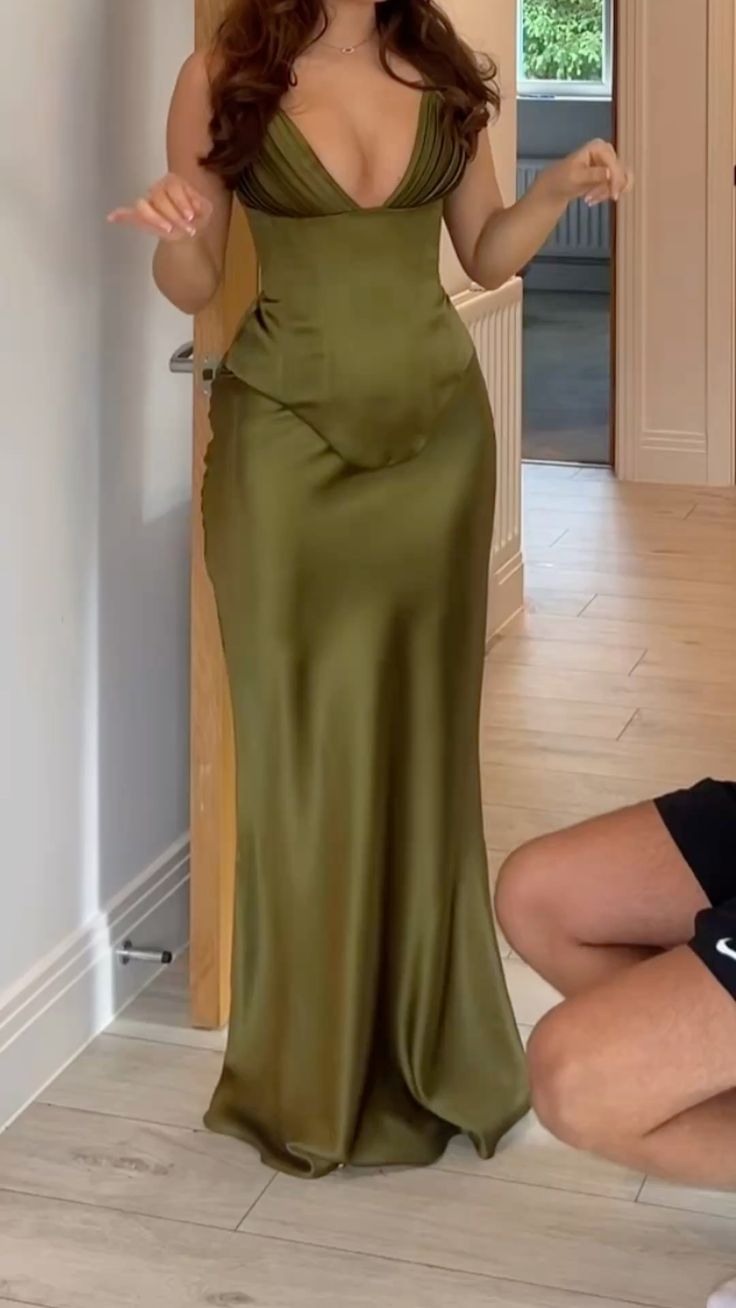 Simple Prom Dresses, Satin Party Dress, Bodycon Senior School Event HZ0307