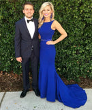Blue Mermaid Prom Dress - Long Evening Formal HZ0307