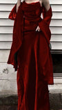 Spaghetti Straps Burgundy Prom Dresses Satin Sheath Evening Graduation HZ0307