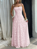 Spaghetti Straps Lace A-line Prom Dresses Senior Formal HZ0307