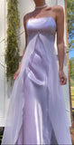 Spaghetti Straps Sheath Prom Dresses Sleeveless Evening Party HZ0307