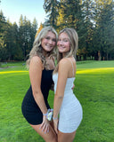 Spaghetti Straps Tight Homecoming Dress, HZ0307