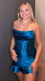 Sparkle Bodycon Homecoming Dresses Beaded Strapless Mini Party HZ0307
