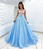 Glitter Light Blue Prom HZ0307