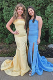Strapless Mermaid Long Bridesmaid Dresses, HZ0307