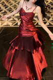 Stunning Mermaid Ruffle Prom Dress Birthday Party Dresses For HZ0307