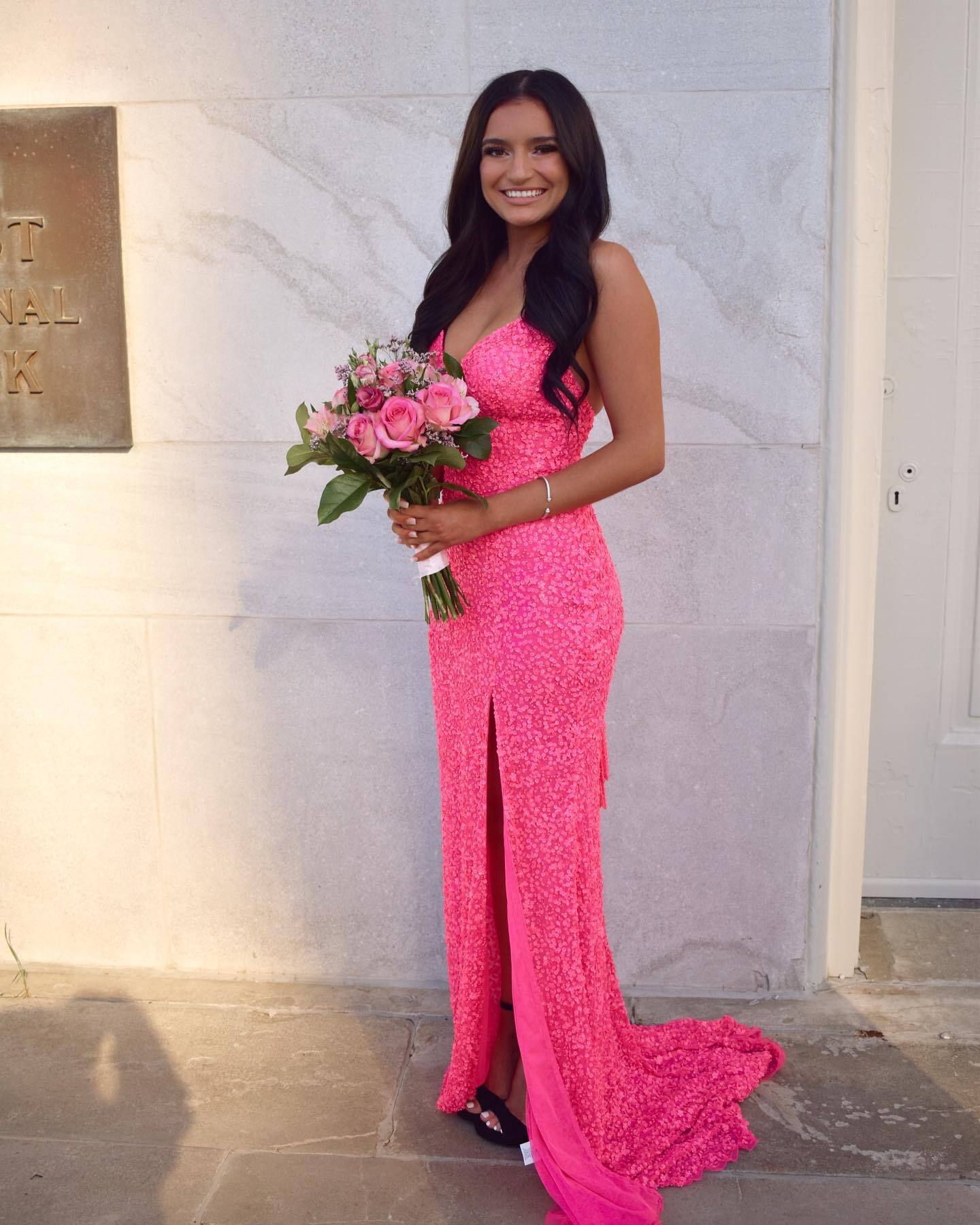 Stunning Sequins Mermaid Long Formal Dress with HZ0307