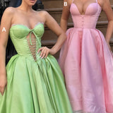Sweet A-Line Midi Dress, Tea Length Party Dress, School Homecoming Dress, HZ0307