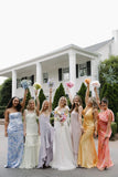 Sweet Colorful Mismatched Bridesmaid Dresses, HZ0307