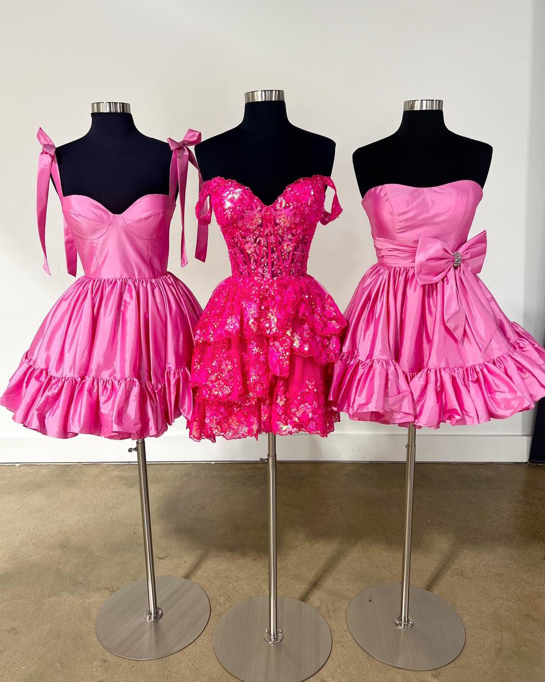 Sweet Pink A-Line Homecoming Dress Tie Up Straps Party Gown, HZ0307