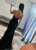 Sweetheart Black Lace Mermaid Prom HZ0307