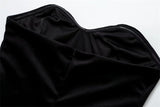 Sweetheart Black Velvet Homecoming Dresses Sexy Mini Party Dress, HZ0307