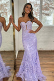 Sweetheart Lace Mermaid Long Prom HZ0307