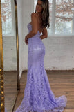 Sweetheart Lace Mermaid Long Prom HZ0307