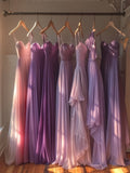 Sweetheart Pleated Bridesmaid Dress, Spaghetti Straps Chiffon Bridesmaid HZ0307