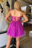 Sweetheart Royal Blue Homecoming Dress Mini Party Gown, HZ0307