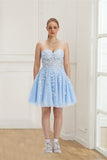 Sweetheart Royal Blue Homecoming Dress Mini Party Gown, HZ0307